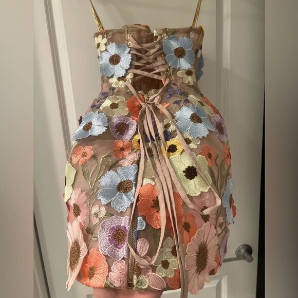 Bronx and Banco Floral Strapless Dress - Picture 14 of 15